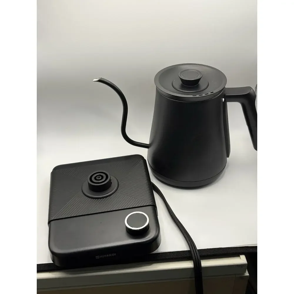 Electric Kettle, HIYAKOI Gooseneck Electric Kettle with Temperature Control, ...